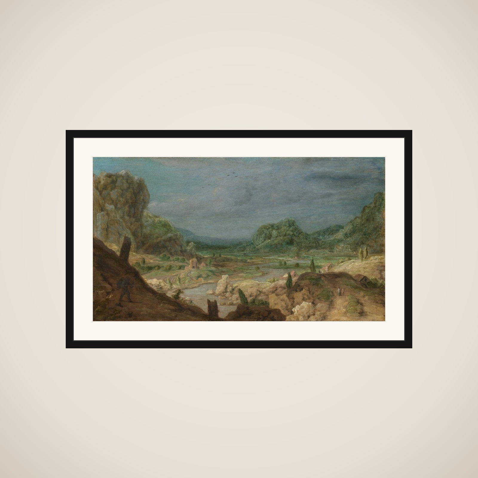 River valley framed