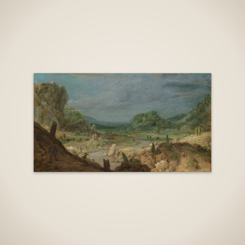 River valley unframed print