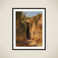 La Grotta di Posillipo near Naples framed