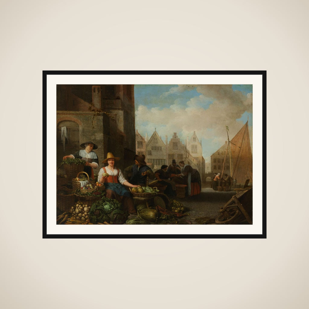 The Vegetable Market framed