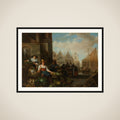 The Vegetable Market framed