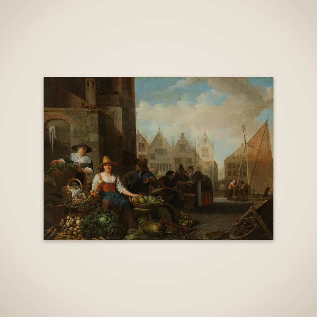 The Vegetable Market unframed print