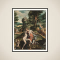 Venus and Adonis framed