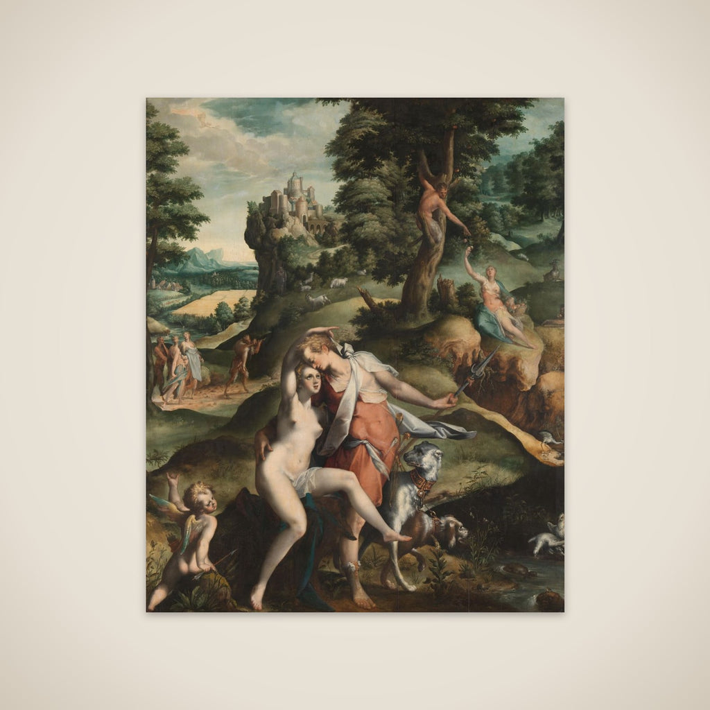 Venus and Adonis unframed print