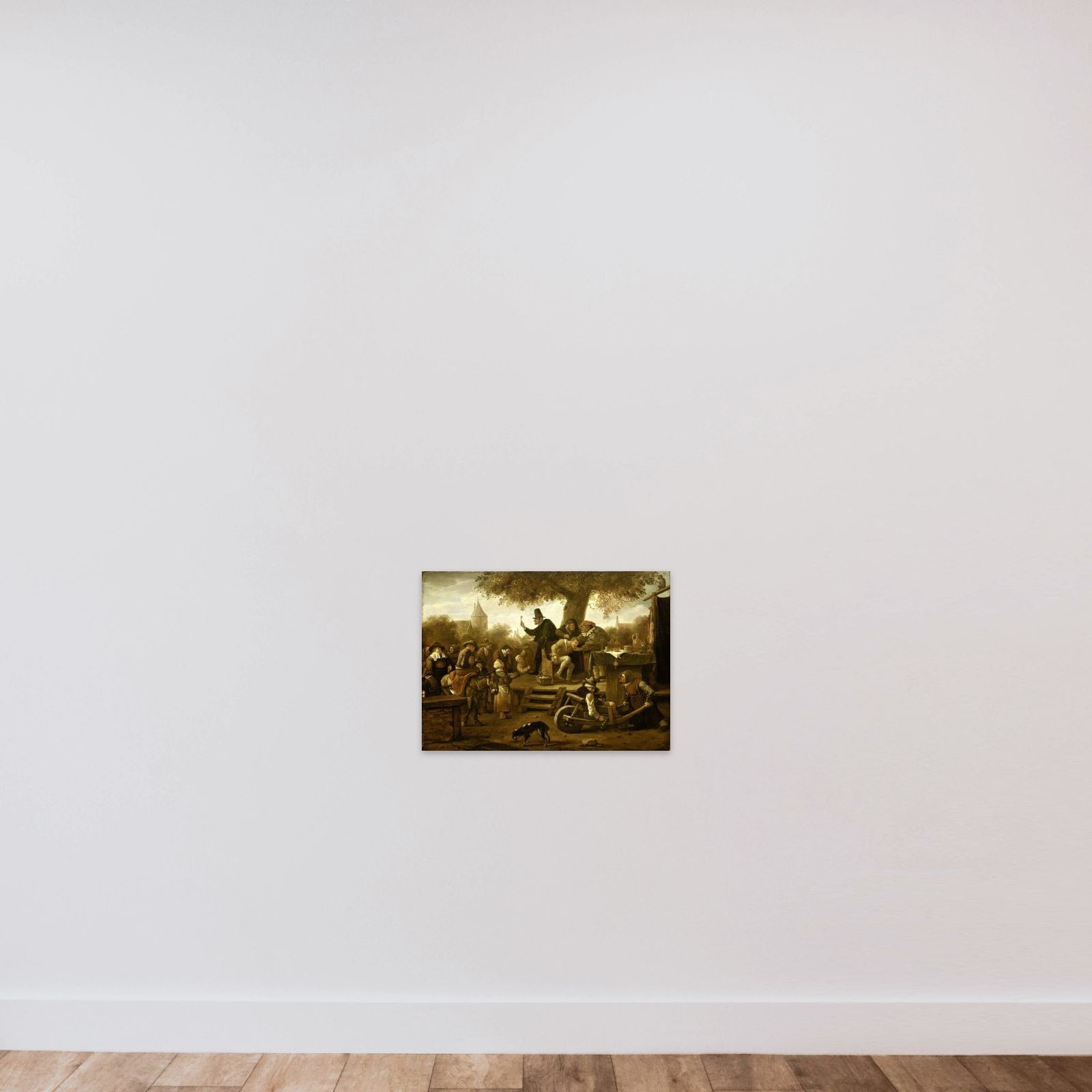 The quack unframed — shown to scale
