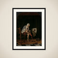 Woman at her Toilet framed
