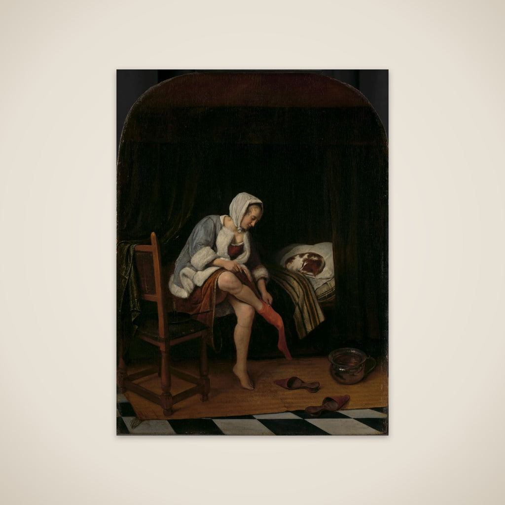 Woman at her Toilet unframed print
