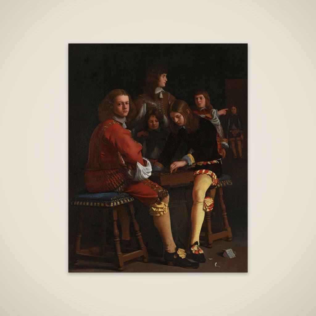 The Draughts Players unframed print