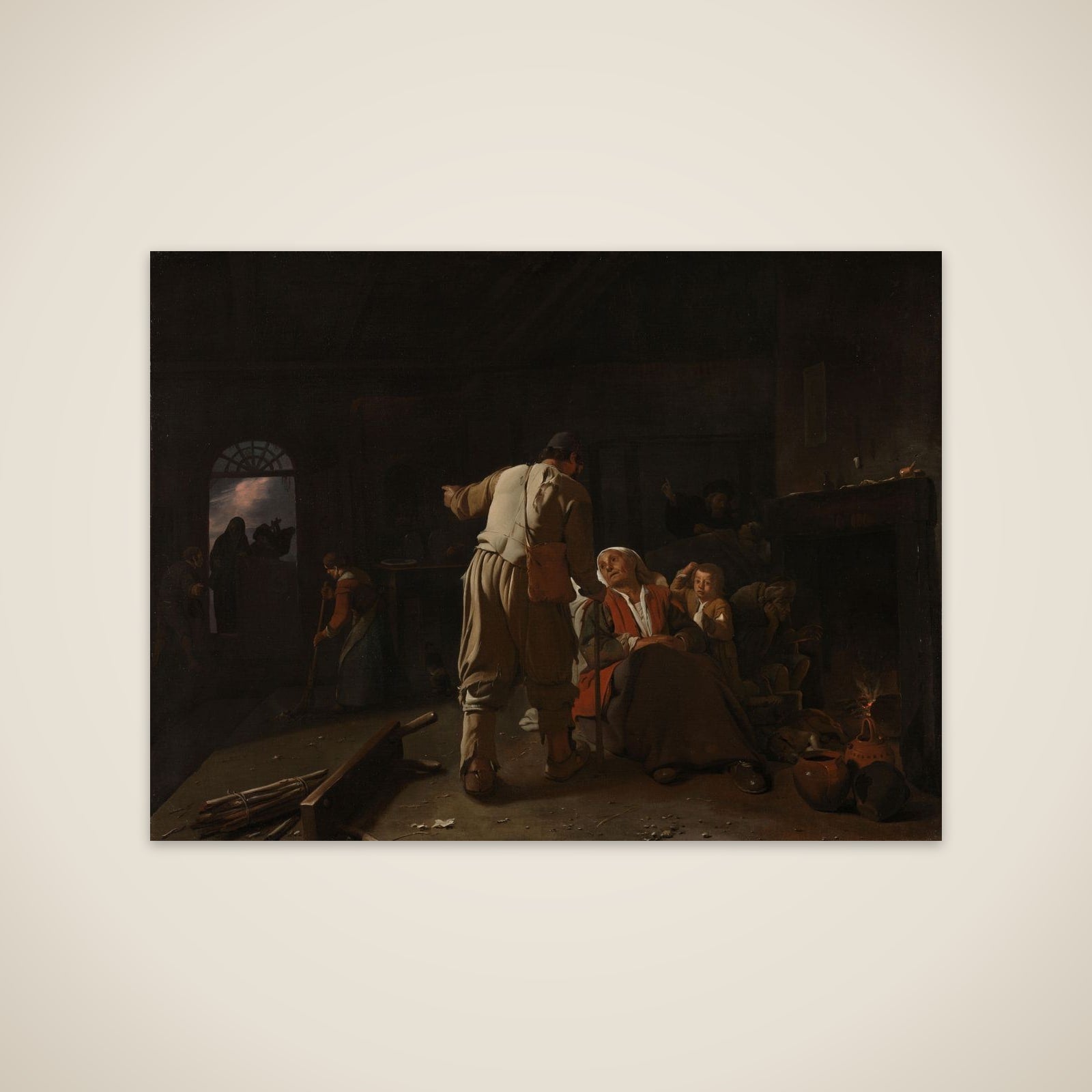 Visiting the Sick unframed print
