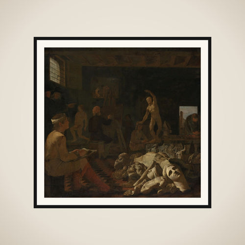 A Painter’s Studio framed