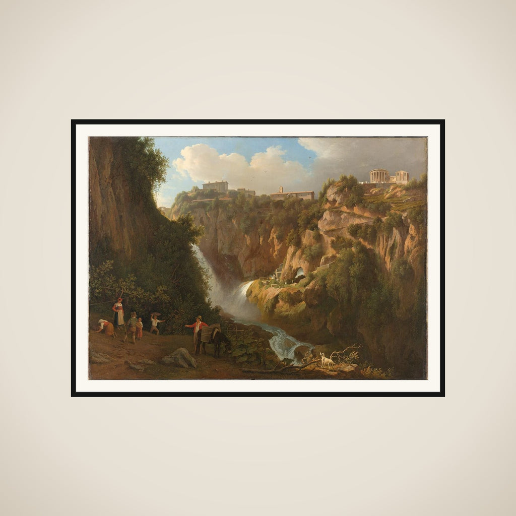 The Waterfall at Tivoli framed