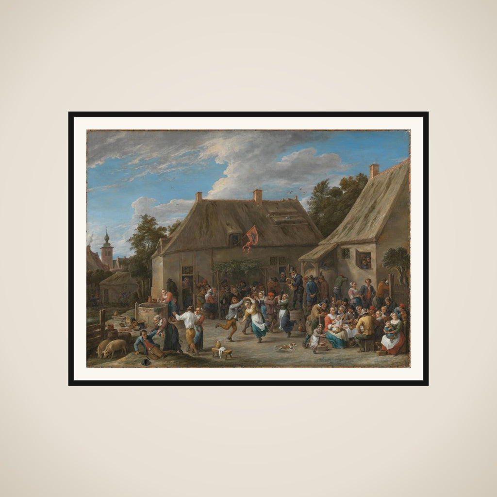 St George’s Day Kermis framed