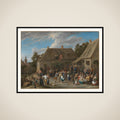 St George’s Day Kermis framed