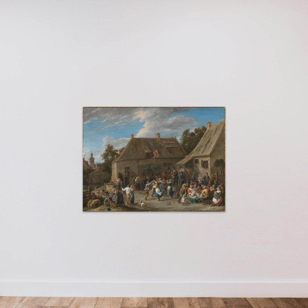 St George’s Day Kermis unframed — shown to scale
