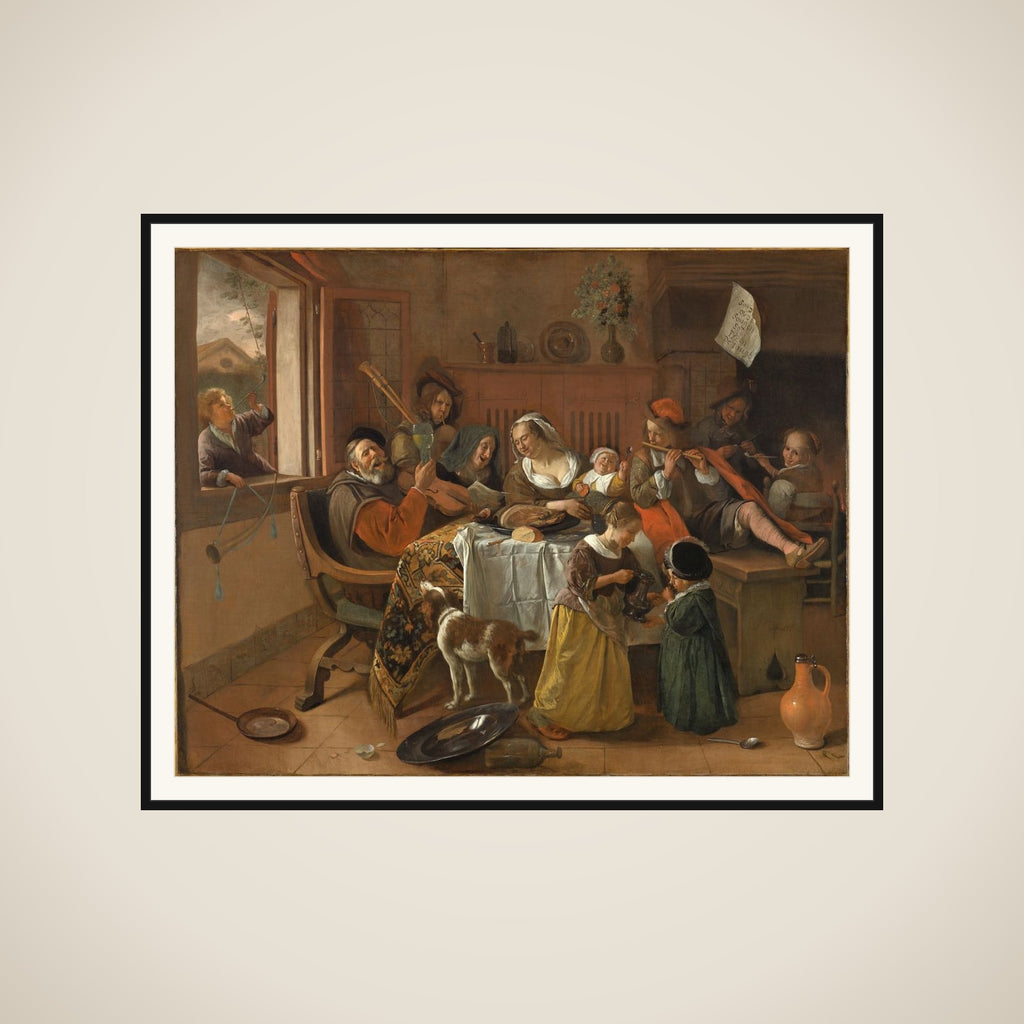 The merry family framed