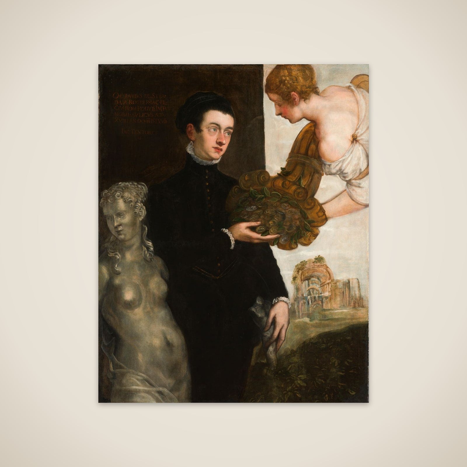 Portrait of Ottavio Strada unframed print