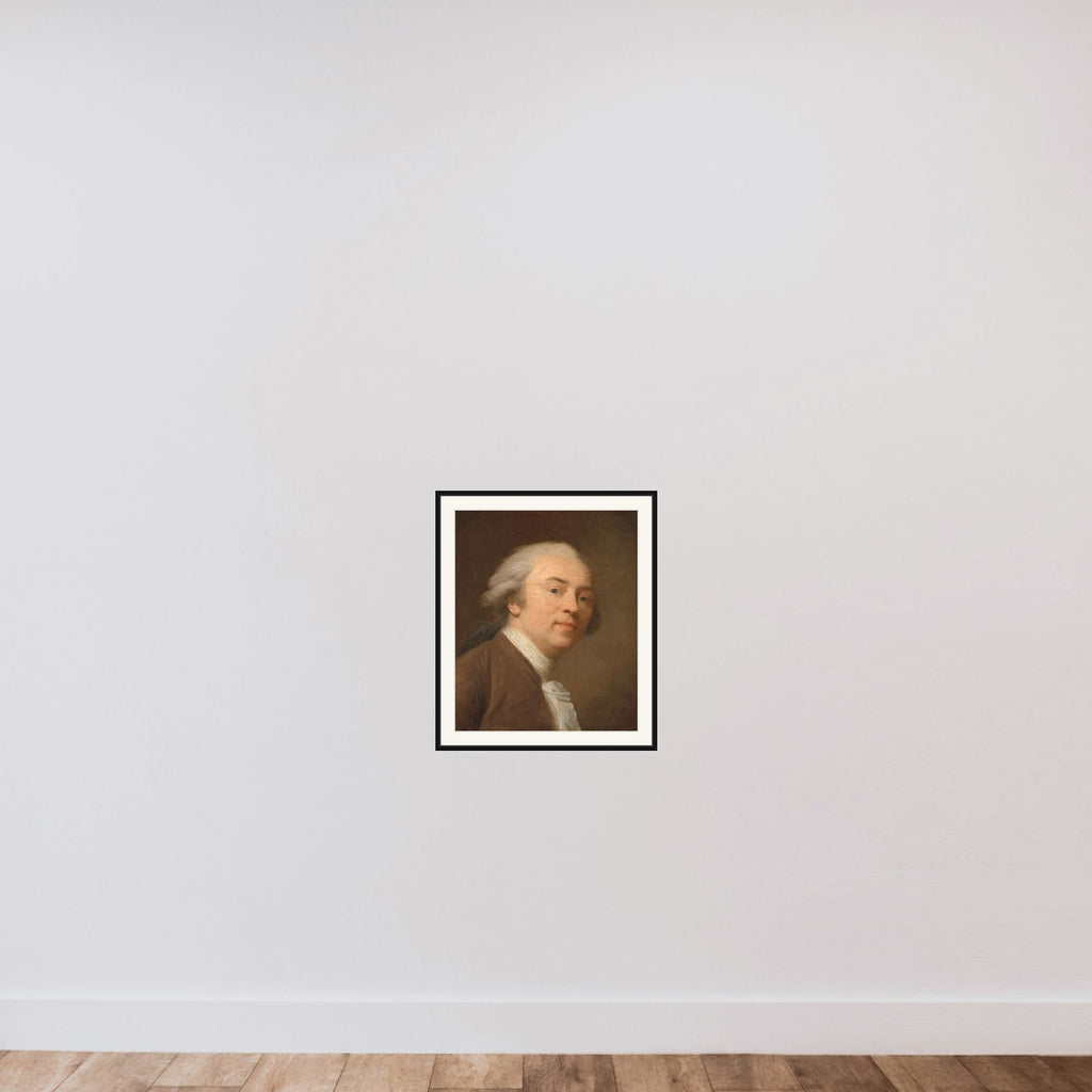 Self-Portrait framed — shown to scale