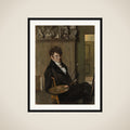 Self-portrait framed