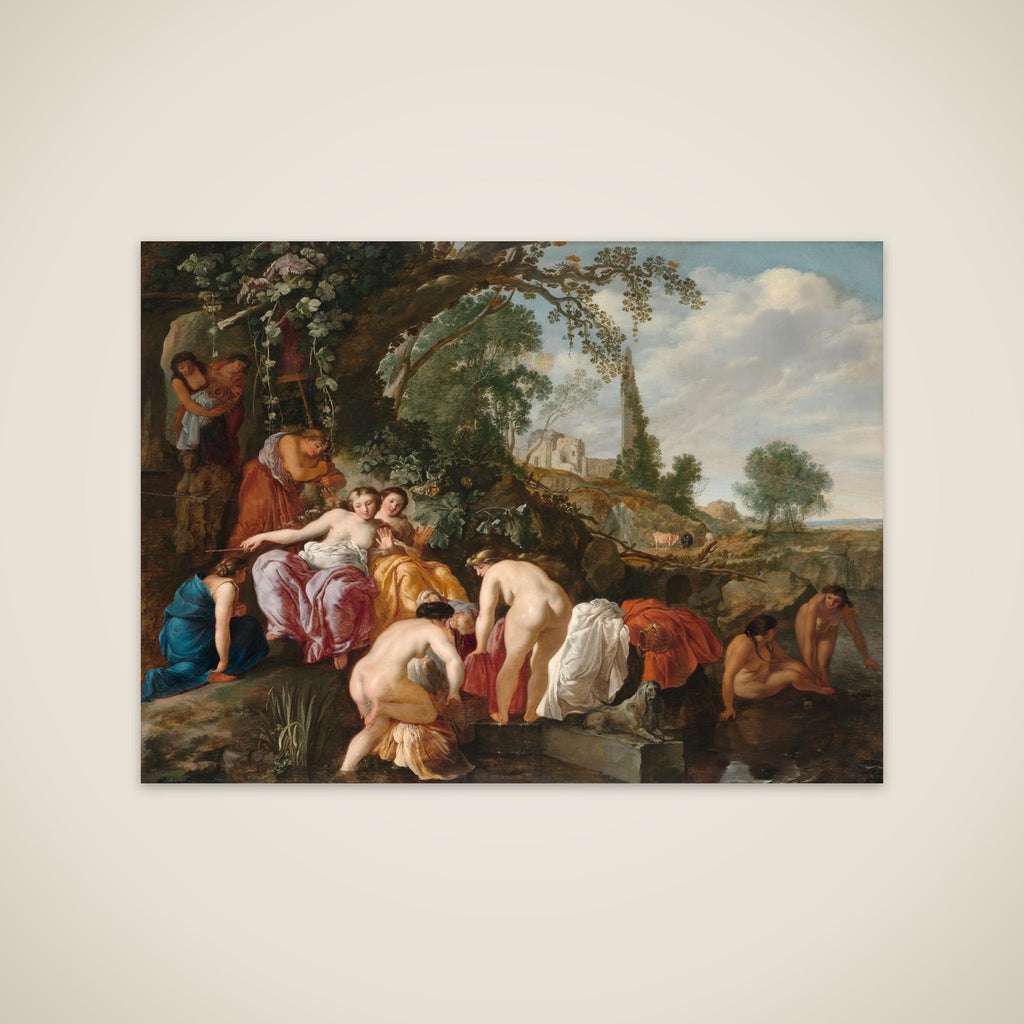 Pharaoh’s Daughter Discovers Moses in the Rush Basket unframed print
