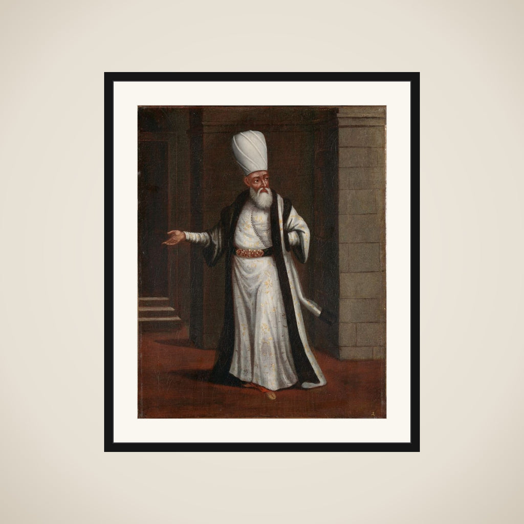 The Janissary Aga, Commander-in-Chief of the Janissaries framed