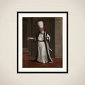 The Janissary Aga, Commander-in-Chief of the Janissaries framed