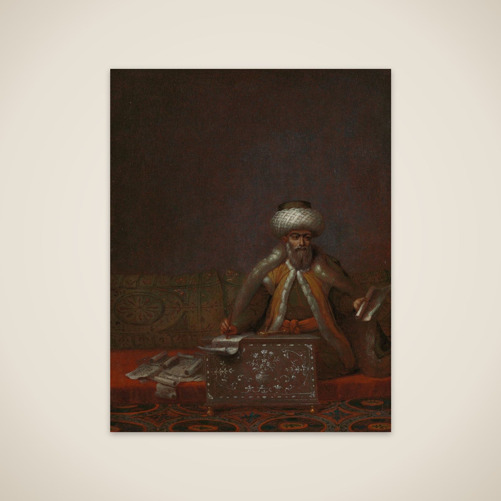 The Reis Effendi, Head of the Chancery unframed print