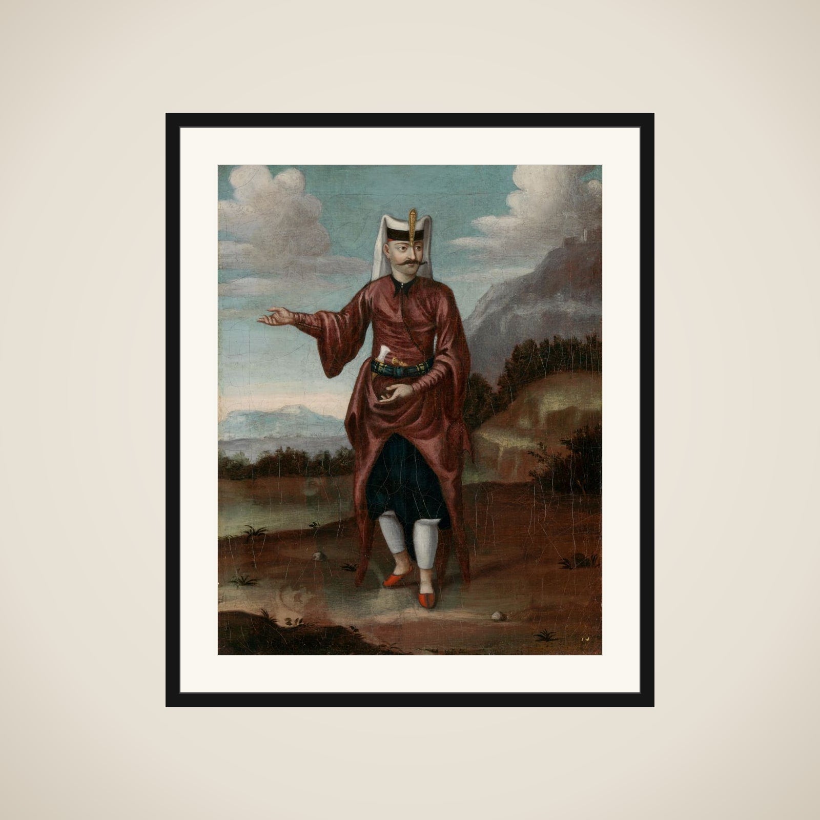 A Soldier of the Janissaries framed