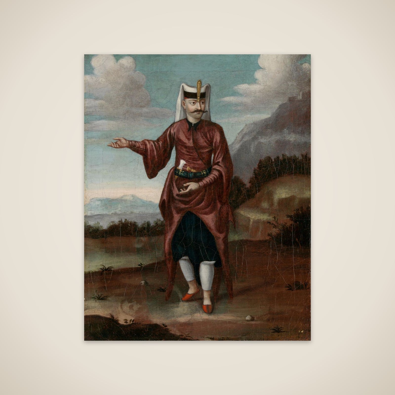 A Soldier of the Janissaries unframed print