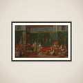 Lying-in Room of a Distinguished Turkish Woman framed
