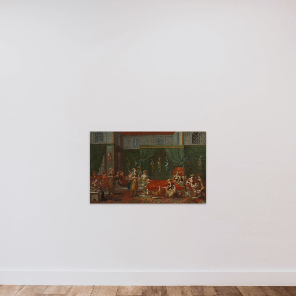 Lying-in Room of a Distinguished Turkish Woman unframed — shown to scale