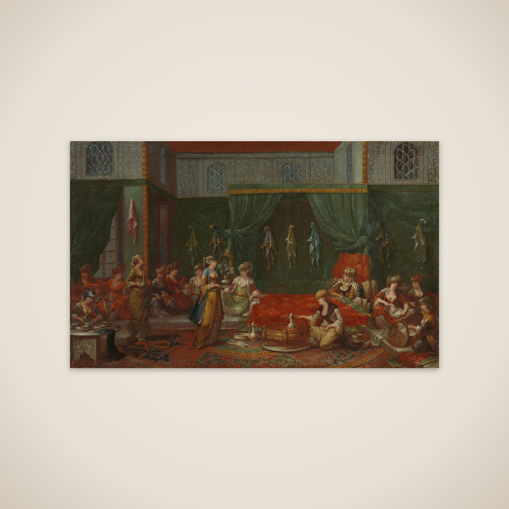 Lying-in Room of a Distinguished Turkish Woman unframed print