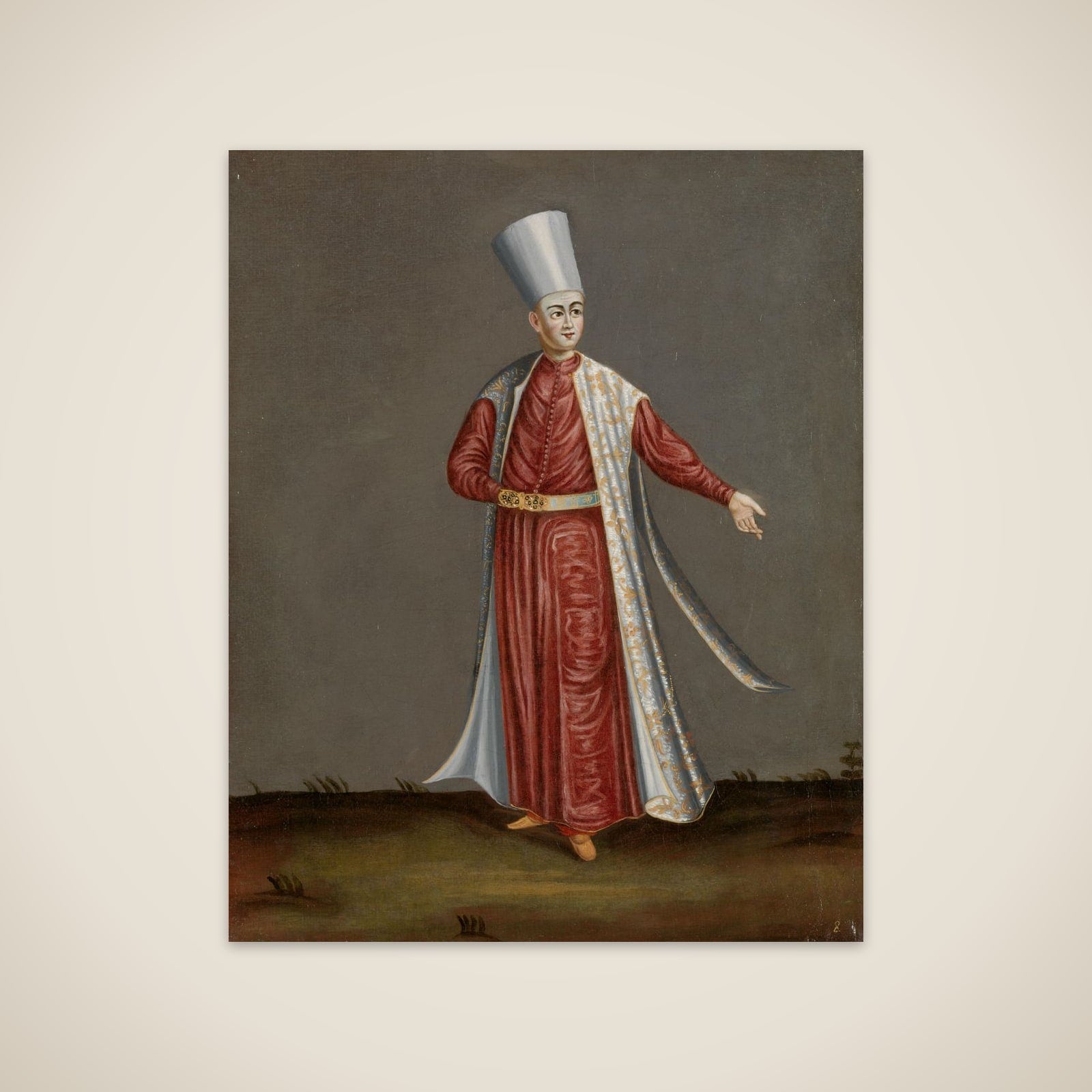 The Capon Aghassi, Chief of the White Eunuchs of the Sultan unframed print