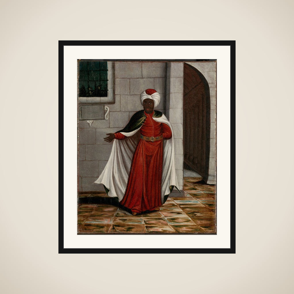 The Kislar Aghassi, Chief of the Black Eunuchs of the Sultan framed