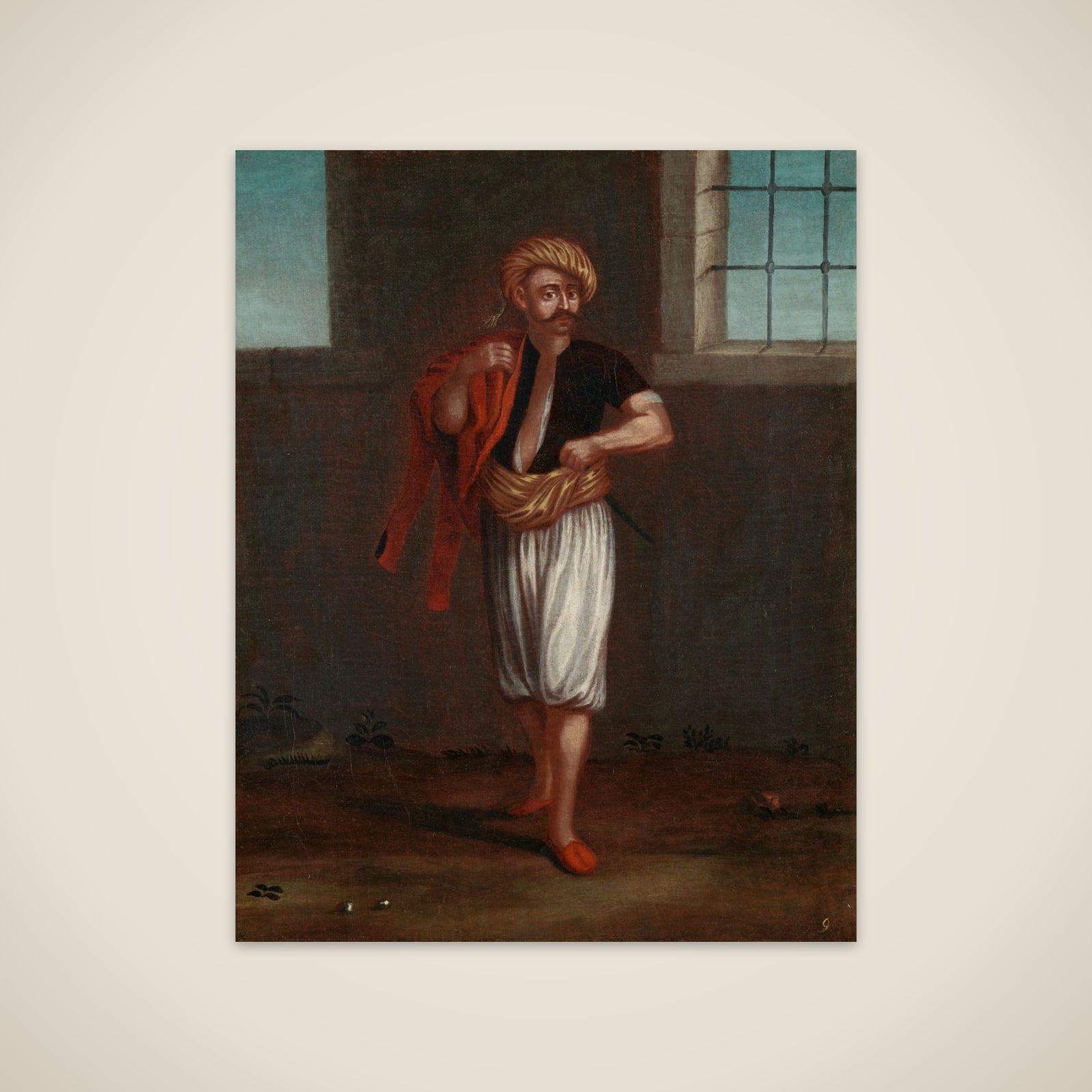 An Albanian Sailor unframed print