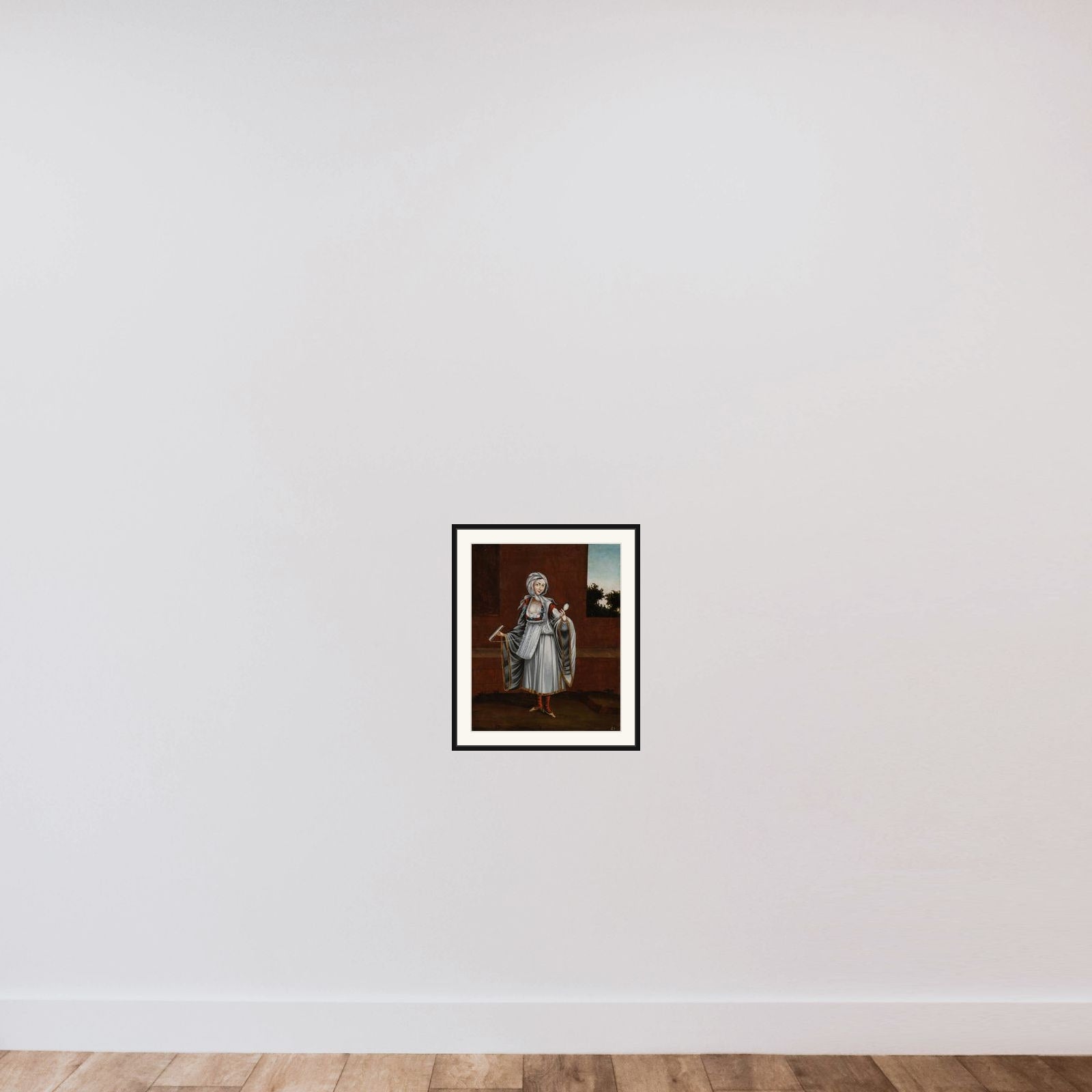 Woman from the Island of Kithnos (Thermia) framed — shown to scale