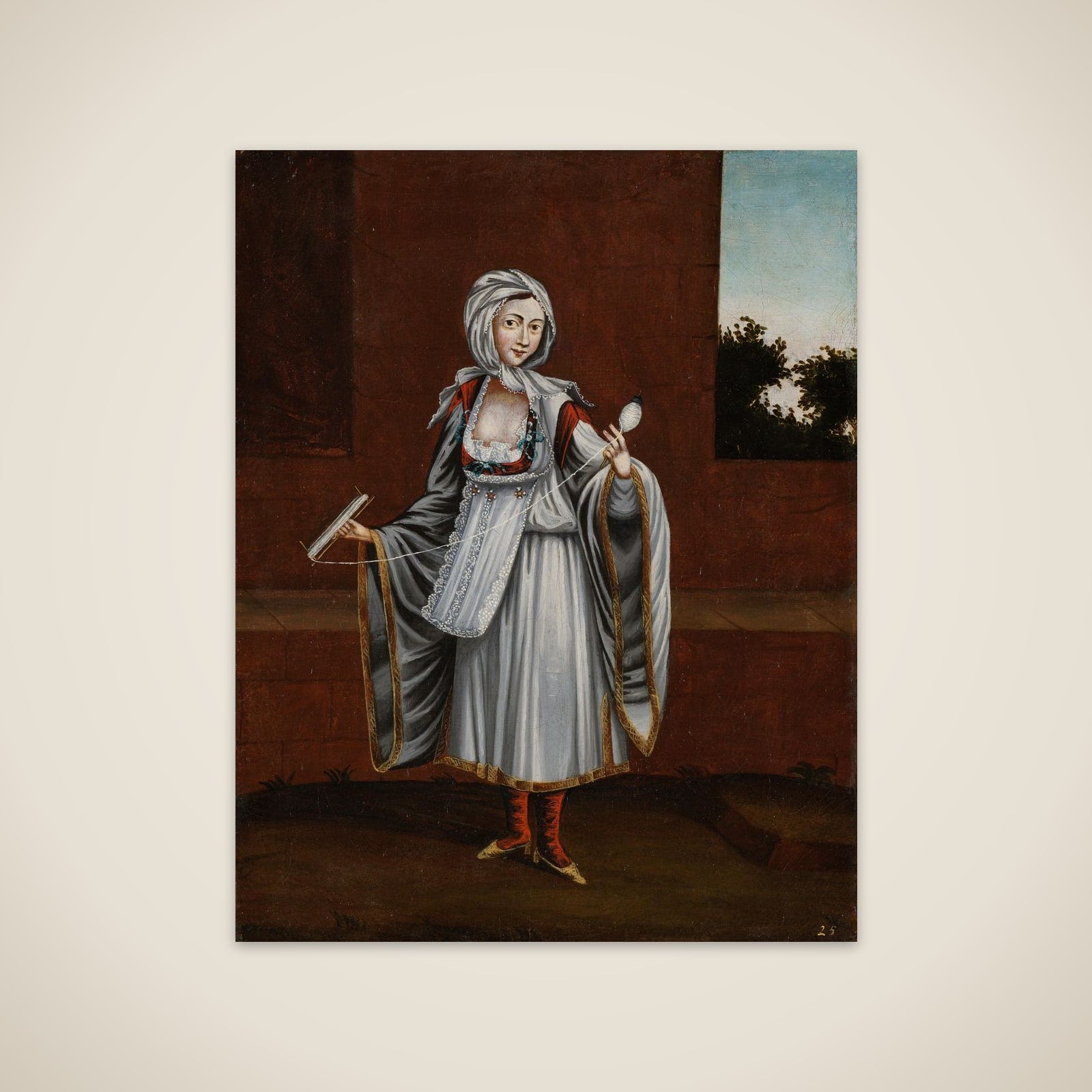 Woman from the Island of Kithnos (Thermia) unframed print