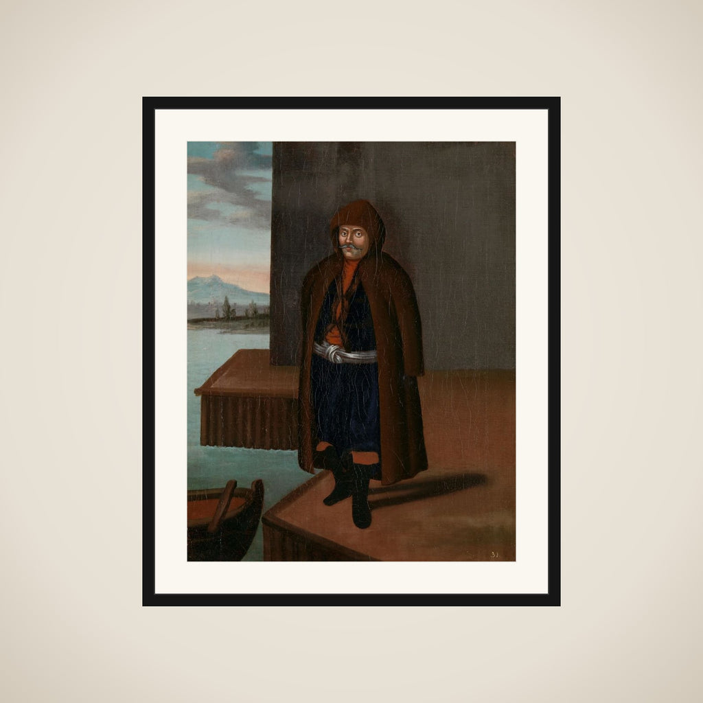 Man from the Island of Patmos framed