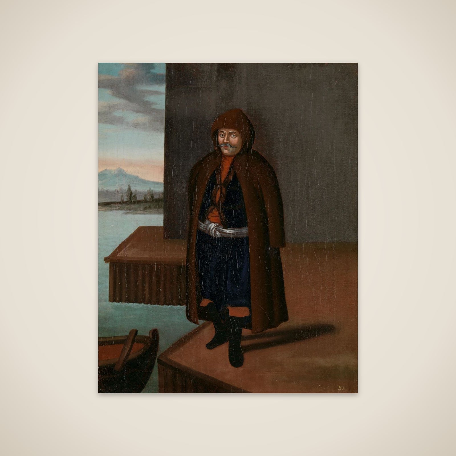 Man from the Island of Patmos unframed print