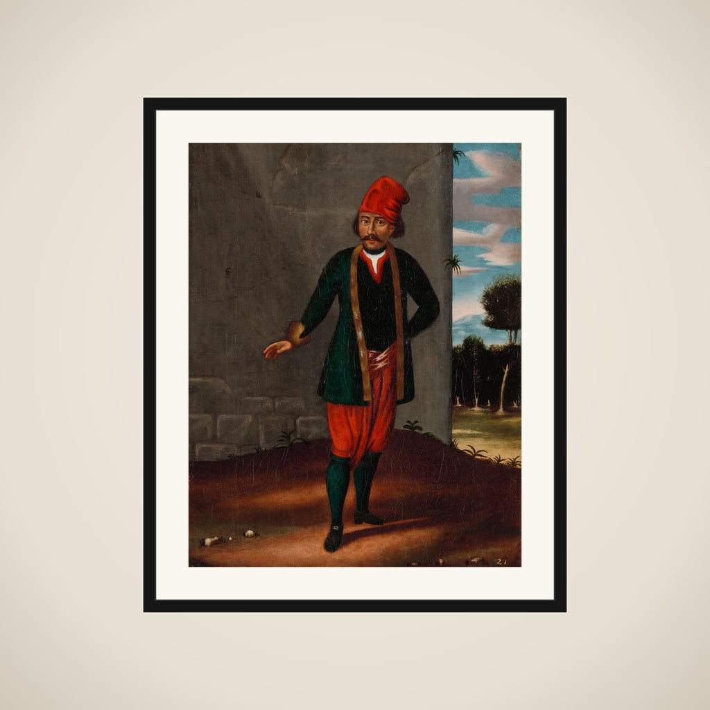 Man from the Island of Tinos framed