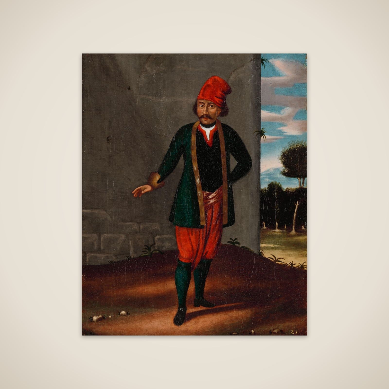 Man from the Island of Tinos unframed print