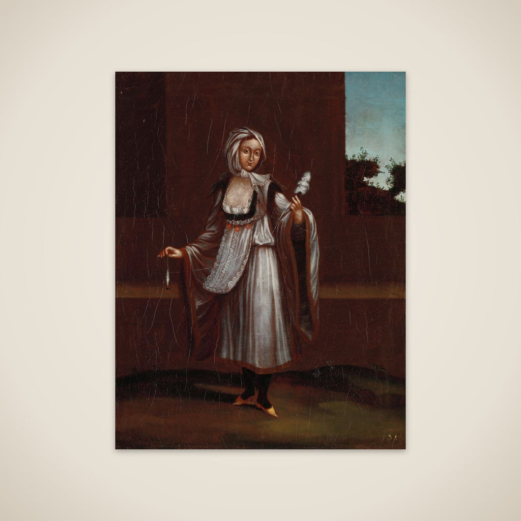 Woman from the Island of Patmos unframed print