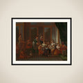 Banquet of Distinguished Turkish Women framed