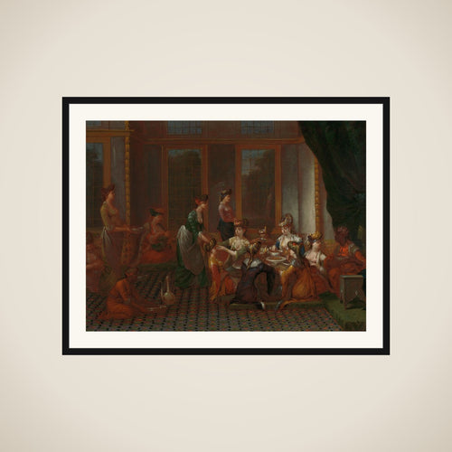 Banquet of Distinguished Turkish Women framed