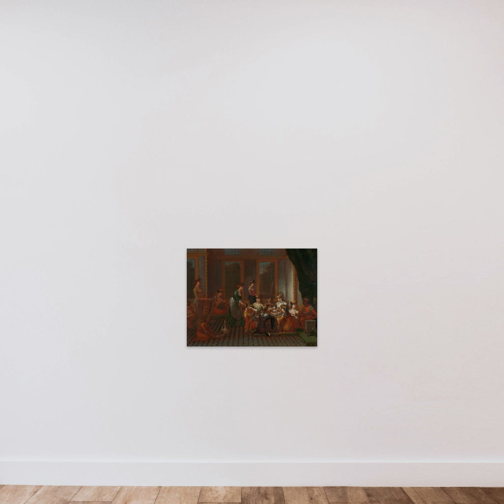 Banquet of Distinguished Turkish Women unframed — shown to scale