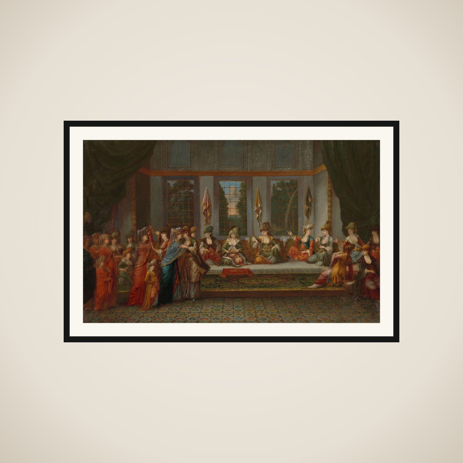 Greek Wedding framed