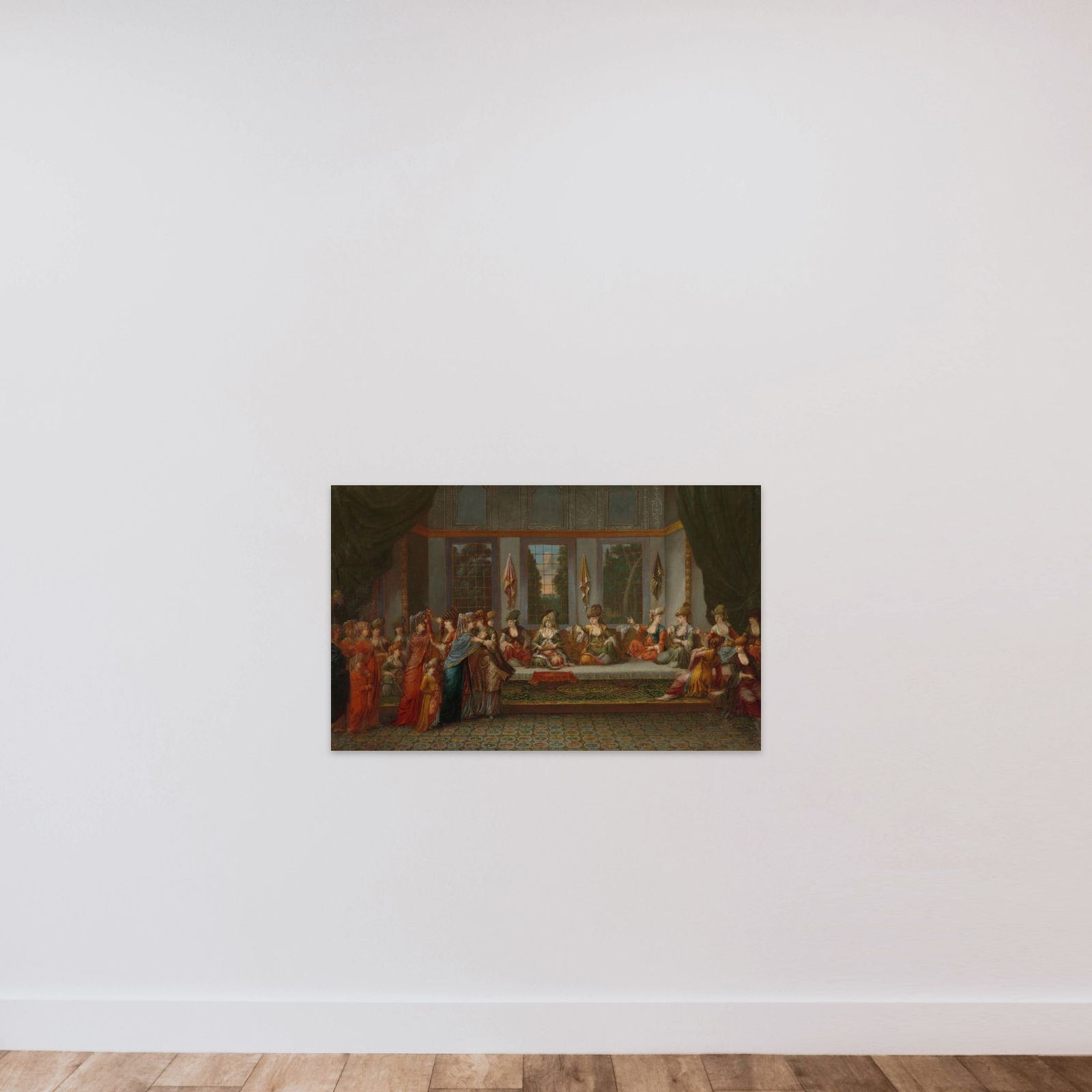 Greek Wedding unframed — shown to scale