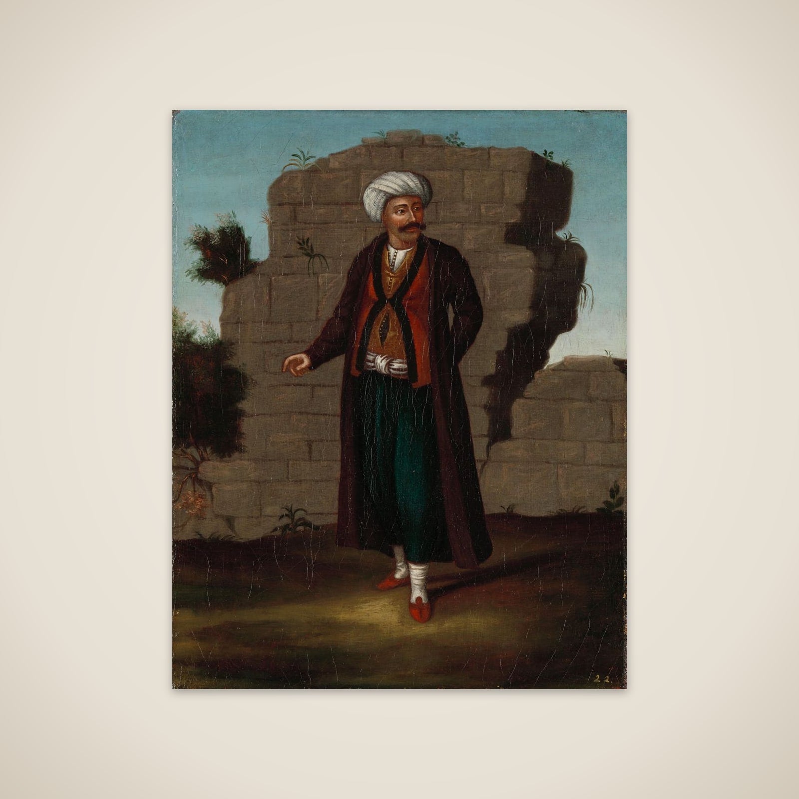 Man from the Island of Mykonos unframed print