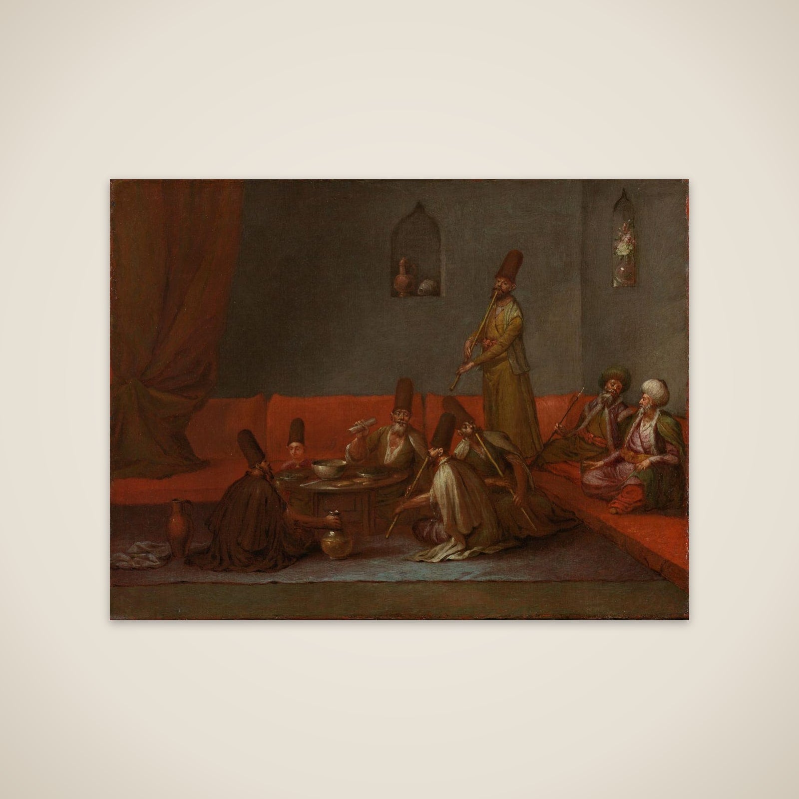 Dervishes Sharing a Meal unframed print
