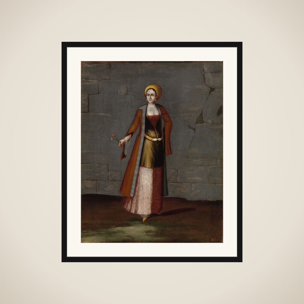 Woman from the Island of Tinos framed