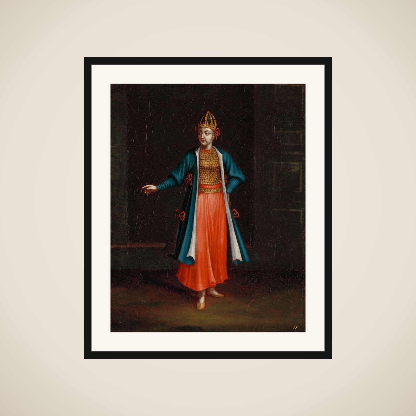 Woman from the Bulgarian Coast framed